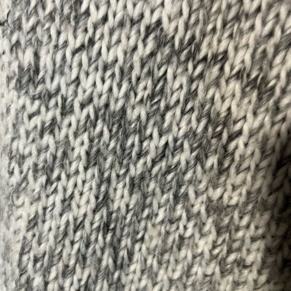 Gap marled gray tunic pullover wool alpaca blend sweater SMALL - Picture 3 of 8